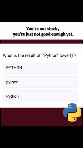 This Python Trick Will Motivate Every Beginner 🐍 | .lower() Explained