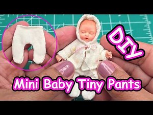 DIY Easy Tiny Pants With Feet For Zuru Mini Babies!