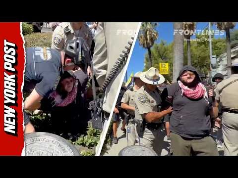 Counter-Protester Detained As ‘Stop Nick Shirley Act’ Rally Boils Over