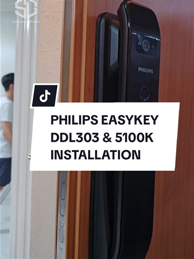 🔒 Smarter locks, smarter living! Come install with us 👉 Philips EasyKey DDL303 & 5100K! ✨ DDL303: Built-in video door viewer   doorbell, 3.5