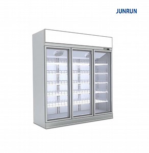 [Hot Item] Display Fridge for Convenience Store Office Chiller Corner & Gas Station Glass Upright Freezer for Dairy Products