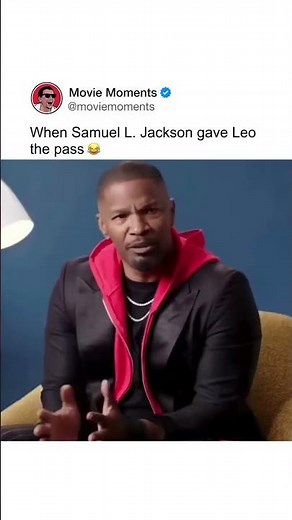 When Samuel L. Jackson gave Leo the pass 😂