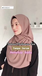 2.9K views · 27 reactions | Tutorial Pashmina Tali Tanpa Jarum #tutorialpashmina #tutorialhijab #fypp #hijabitiktok | Tutorial Hijab | Facebook