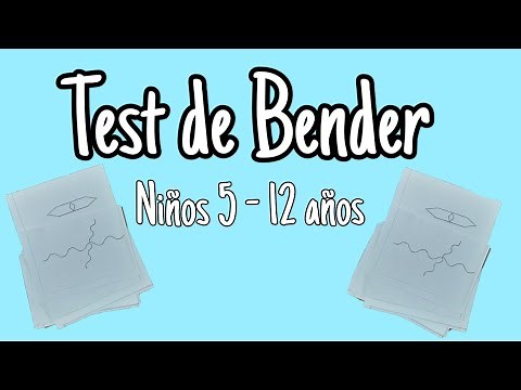 TEST Gestálico Visomotor de BENDER | Niños 5 - 12 años
