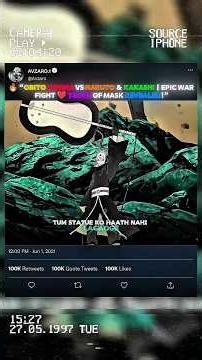 Naruto & Kakashi vs Obito Uchiha 💀 | Deadliest Ninja Fight Ever 🔥”