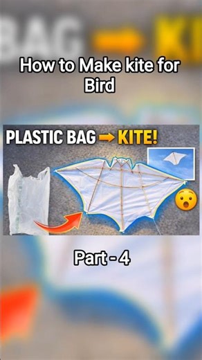 How to Make a Bird Kite 🐦🪁 | Easy Paper Bird Kite DIY #shorts