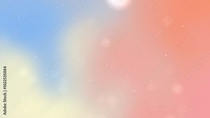 Pastel pink, blue, and yellow gradient background with white specks. Suitable for backgrounds, social media posts, invitations, and designs.