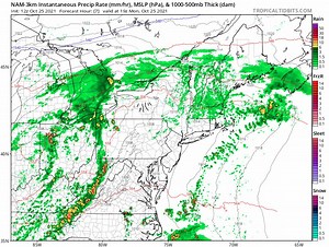 14K views · 264 reactions | This simulated RADAR view of what will become a developing coastal storm shows wind-whipped rains spiraling from a storm that jogs around off the northeast coast over the next 48-72 hours. This data is based on the NAM forecast model; animation by tropicaltidbits.com | Weatherboy Weather | Facebook