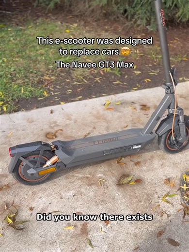 The Navee GT3 Max is the go-to grand-tourer electric scooter, boasting the best build quality and craftsmanship on the market. With a top speed over 32 km/h and up to 75 km of range, you can count on the GT3 Max to get you to your destination. All in a scooter weighing under 50 pounds.#GT3Max #NAVEE