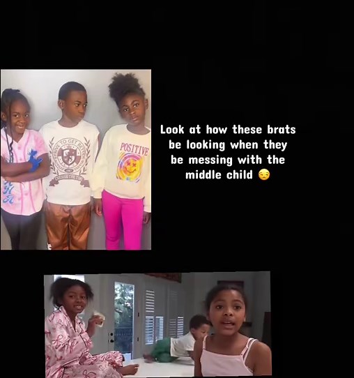 Jacey and Charleigh love to give their middle sibling hell #fyp #spoiledbrat #middlechildlife