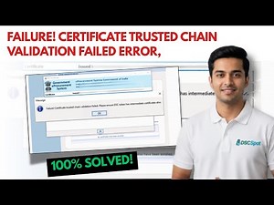 Tender Website DSC ERROR SOLVED! 🚀 Trusted Chain Validation Failed? Here’s the 100% Working Fix