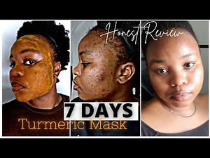 TURMERIC FACE MASK |Turmeric Face Masks |My honest Review on Turmeric Face mask after 7 days