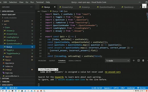 从0开始，手把手教你用React开发一个答题App