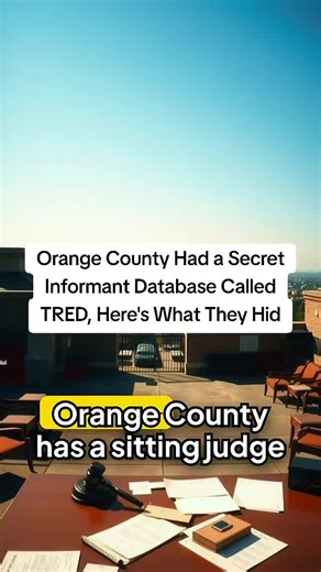 Orange County Had a Secret Informant Database Called TRED, Here's What They Hid Orange County jailhouse informant scandal TRED database Orange County Scott Dekraai Seal Beach shooting Judge Thomas Goethals Orange County Sheriff corruption wrongful conviction California #CaliforniaHistory #HiddenHistory #OrangeCounty #TheyDontTeachThis #Exposed #TrueStory #HistoryTok