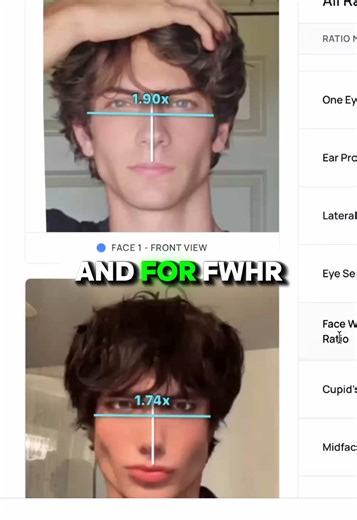 I use “FaceIQ Labs” to facially compare @hullo & @Romulus to see who mogs! #fyp #romulus #hullo #mogged #goldenratio