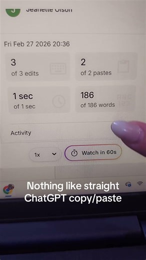 Nothing like straight ChatGPT copy/paste🙄#gptzeroad #teachersoftiktok #aidetector #aiineducation#ai