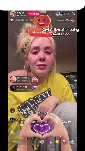 #kayla #cryforhelp #fyp Kayla got cheated on and is scared of Evan and goes on live to talk about it. Here’s a clip…#like #repost