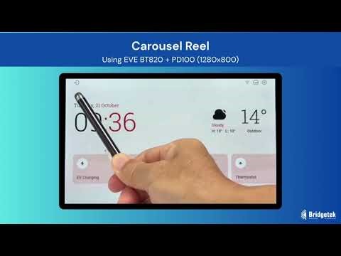 Bridgetek | BT820+PD100 Demo (Using LVGL+EVE)