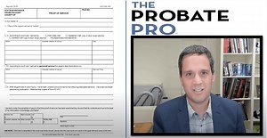 Proof of Service - The Probate Pro