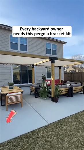 Build Your Own Pergola with Affordable Bracket Kits