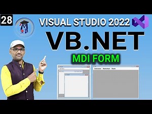 L28- VB.NET MDI Form | VB.NET MDI Form- Forms within Form | How to create an MDI form in VB net