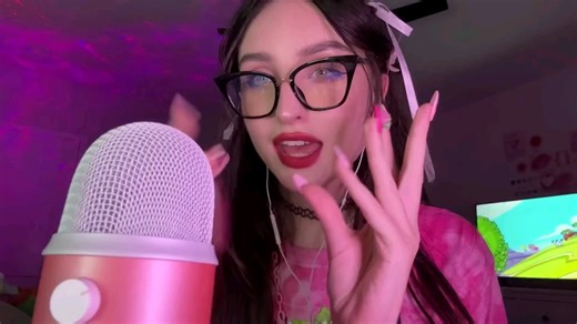 【beebee_助眠】女主播｜ASMR快速和积极的麦克风触发音，毛茸茸盖子的头部按摩、刷麦、抓挠、抓握( 1920 X 1080 )