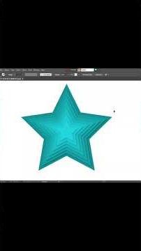 Stunning star effect in Illustrator। Trick for beginners #illustratortricks #graphicdesigners