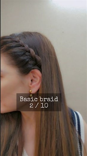 Kamal Bharucha | Hairstylist | Mumbai on Instagram: "Simple to Stunning. 2 / 10 we all know 3 strand braid right?? in that keep adding hair strand 👇🏻 ♡ Start with 3 strand braid keep adding more from the front side repeat . #easyhairstyle #braids #hairgoal #hairtrend #hairstyletutorials #hairtrends #hairinspo"