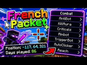 *NEW* Best Minecraft Bedrock Hacked Client... French Packet 26.21