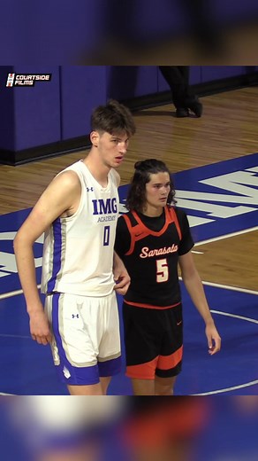 175K views · 1K reactions | 7-foot-7 Olivier Rioux highlights from tonight in an IMG Academy win! The Florida Gators commit holds the world record for tallest teenager  | Courtside Films | Facebook