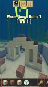 Rebuilding Warm Ocean Ruins 1 ( WR 1 ) [5] #minecraft #rebuild