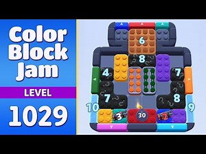 Color Block Jam Level 1026 Walkthrough (1029 & 1030) | HARD LEVELS! 🚧 Solutions & Tips