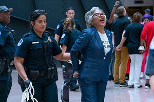 172K views · 3.8K reactions | The chairwoman of the Congressional Black Caucus, Rep. Joyce Beatty, was arrested on Thursday on Capitol Hill along with eight activists who were demonstrating for voting rights. “You can arrest me. You can’t stop me. You can’t silence me,” Beatty, an Ohio Democrat, wrote in a tweet after her arrest." https://nyti.ms/3hGKNTI | The New York Times | Facebook