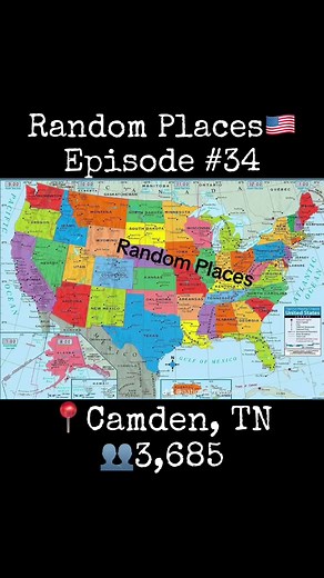 Camden is a city located in Benton County, Tennessee, United States. It's situated in the western part of the state, near the Kentucky border. Camden is known for its scenic location along the Tennessee River and its small-town charm. It offers a range of outdoor recreational activities, including fishing, boating, and hiking. #camden #tennessee #tn #travel #randomplaces #foryoupage #nationaltreasures #fyp