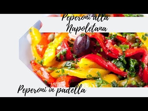 Peperoni alla Napoletana in Padella La Ricetta di Cartisia