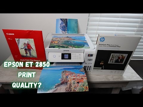 Epson ET 2850 Print Quality Test [AMAZING QUALITY - MUST WATCH]