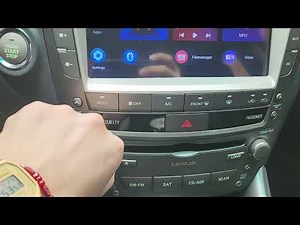 Android Head Unit for Lexus IS250 IS350 part 2