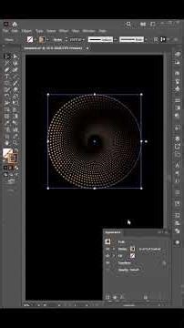 Dotted Circle Effect in Illustrator. #shorts #illustrator
