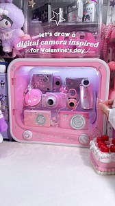 28K views · 735 reactions | made this digital camera-inspired art for Valentine's Day capturing love, one pixel at a time! ⭐️ My art acc: @elyxirineart ⭐️☆ iPad Air 5 case: @zugucase *gfted☆ Drawing app: @procreate #digitalcamera #digicam #digicamlove #y2kaesthetic #digitalcameraph #ipadair5 | Elyxirine | Facebook