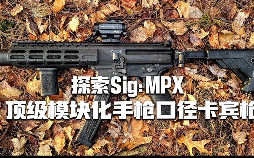 [中配]探索Sig MPX：顶级模块化手枪口径卡宾枪 - Chester's Hobbies
