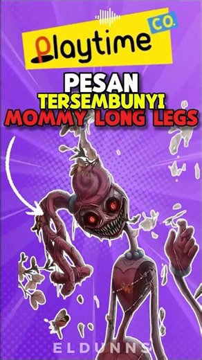 ADA PESAN TERSEMBUNYI PADA GAMBAR MOMMY LONG LEGS #shorts #poppyplaytime