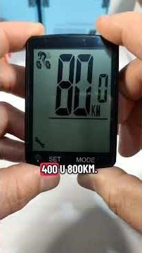 Configuración velocimetro ciclocomputadora para bicicleta YA100A