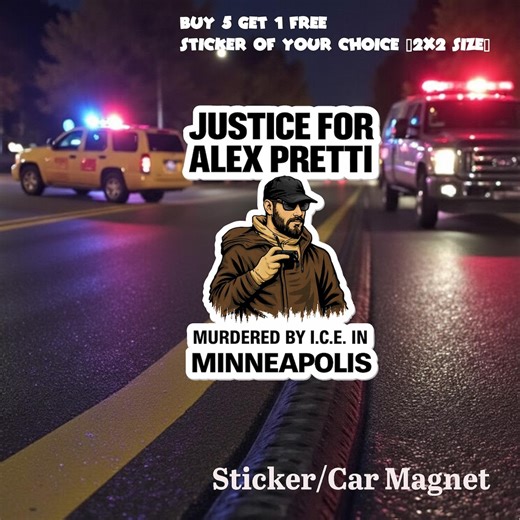 Justice for Alex Pretty Sticker/car Magnet, Political Protest Decal, Activist Statement Sticker, Social Justice Sticker Gift - Etsy
