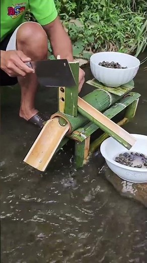 Bamboo snail tail cutting tool operation display #Share life tips #Wisdom of working peopl #47765