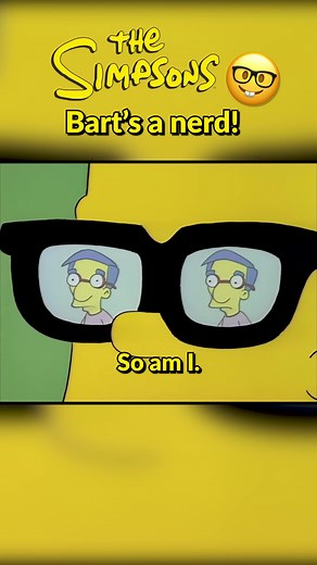 Bart Simpson Becomes a Nerd with Glasses | Simpsons Nerd Moments