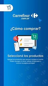 Ingresá a http://carrefour.com.ar y seguí el paso a paso que te contamos en el video 😉 Aprovechá nuestras promos de la semana y ahorrá en toda tu compra con Carrefour 🤩 | Carrefour