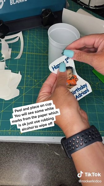 Personalized 1st Birthday Party Favor Cups with Custom Photo