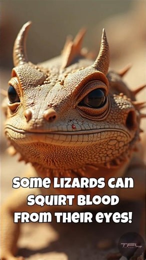 Some Lizards Can Squirt Blood From Their Eyes! 🦎💉😳