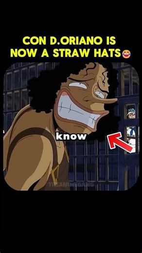 The legendary Straw Hat Con D Oriano😂