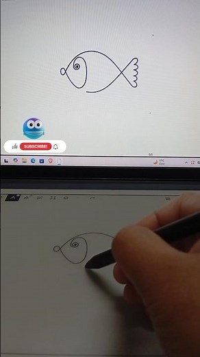 Minimalist One-Line Fish Drawing | Simple Fish Line Art Design.